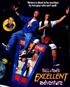 Poster for Bill and Ted's Excellent Adventure