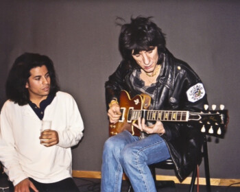 Stevie with Ronnie Wood